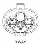 3 WAY POWER wasserdicht MALE Halter schwarz