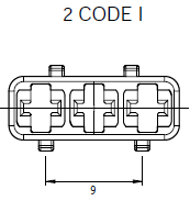 FEMALE HOLDER CODE I - 3 WAY