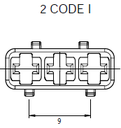 FEMALE HOLDER CODE I - 3 WAY