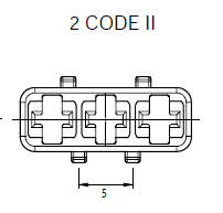 3 - Way Power wasserdicht Female Halter schwarz (copy)