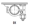 Batterieklemme gestanzt (+) mit 3 Stehbolzen - M6-M8-M6 - DX (copy)
