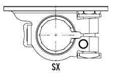 Batterieklemme gestanzt (+) mit 3 Stehbolzen - M6-M8-M6 - SX  (copy)