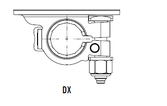 Batterieklemme gestanzt (+) mit 2 Stehbolzen - M6-M6 - DX - Kabelquerschnitt 10-20mm²