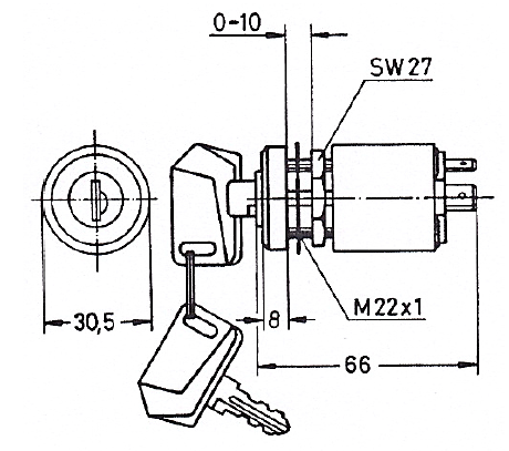 Zünd-/Startschalter
