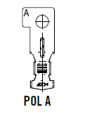 RING TERMINAL MIDI G135M5 POL.A