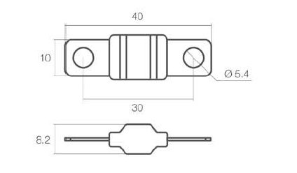 MIDIVAL FUSE CU 125A 32V