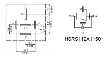 Powerrelais 12V - Schließer - 150A - ohne Metallbefestigungslasche - vergossen