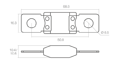 MEGAVAL FUSE Cu 250A