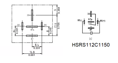 Powerrelais 12V - Wechsler - 150A - ohne Metallbefestigungslasche - vergossen