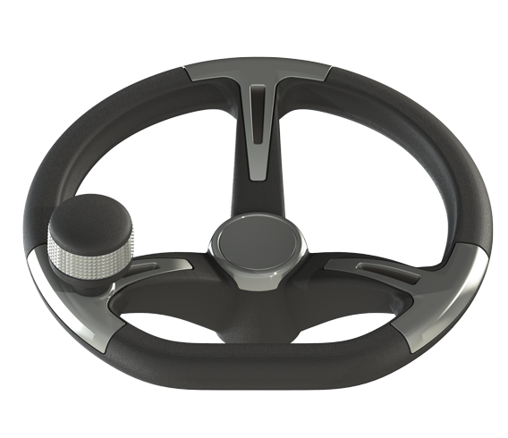 Lenkrad - D:320mm - abgeflachte Form