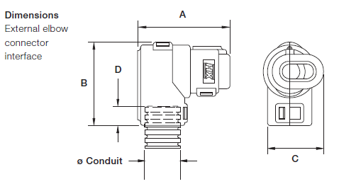 ABB - Externe teilbare Steckverbinder - Serie Delphi - Drehbare Anschlüsse mit 90°-Winkelverbinder - NC 12 - NW 10 (copy)