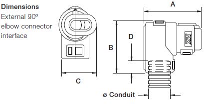 ABB - Externe teilbare Hochtemperatur-Steckverbinder - drehbarer Anschluss mit 90° Winkelverbinder AMP AS Superseal - NC 08 - NW 7,5 (copy)