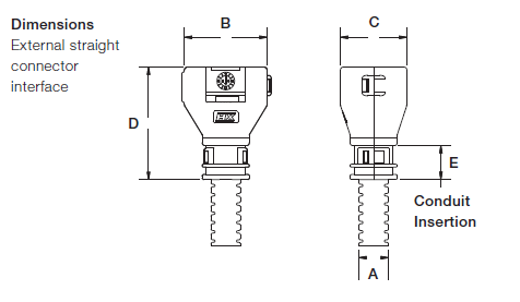 ABB - Externer teilbarer Hochtemperatur-Steckverbinder - Serie AMPSEAL 16