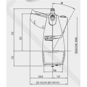 Lenksäule C2 130 Diameter