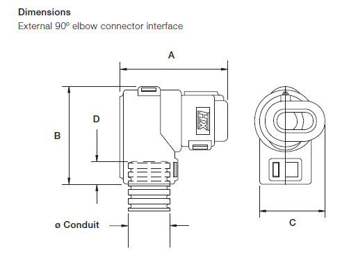 ABB - Externe teilbare TempGuard-Steckverbinder mit 90°-Winkelverbinder - Serie Bosch Compact (copy)