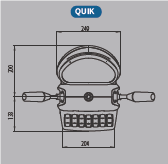Lenksäule C2 130 Quick