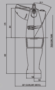 Lenksäule C2 400 Diameter