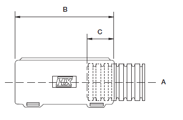 ABB - Teilbare Millflex ABS Anschlüsse - NC:10 - NW:8,5 (copy)