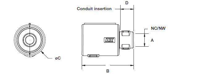 ABB - Teilbarer DIN 72585 Anschluss - NC:08 - NW:7,5