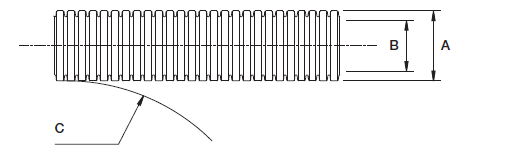 ABB - Wellrohr DSPP - mittlere Gewichtsklasse - NW 10 - (VPE 100m)