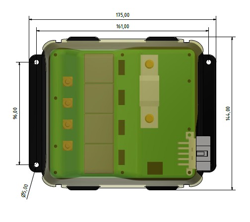 Zentralelektrikbox 175 x 145mm - frei konfektionierbar