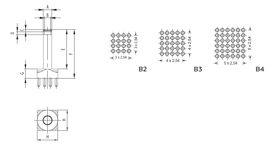POWER TOWER RS - BlueBrass - Hochstrom PCB-Anschluss (copy)