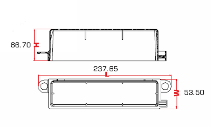 Deckel für Sicherungs-/Relaisbox System CVEP - 6-pol. - Material: PP