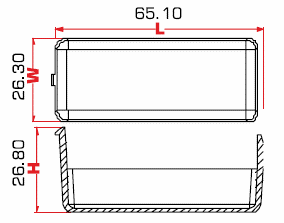 Abdeckung für EGB-08MFB - Modul Sicherunghalter MiniVal/MiniOTO - 8pol.