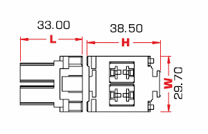 Sicherungshalter Modul 2 JapVal Maxi