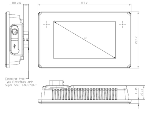 Anzeigeinstrument OBUS B3 ECO Basic