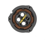 Steckergehäuse Rund - 2,5MM BU-GEH ASSY3P