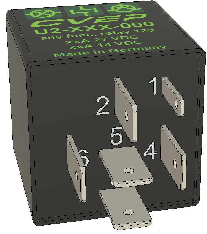 Schrittschaltrelais potentialfrei, umpolbar, positiv getriggert