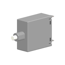 Carling circuit breaker M-series - ON-OFF 15A - 1-pole - red