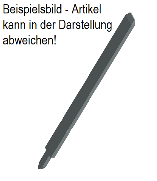 Flachstecker 1,6 x 0,6mm - Länge = 35,2mm - Werkstoff: CuZn37 F44