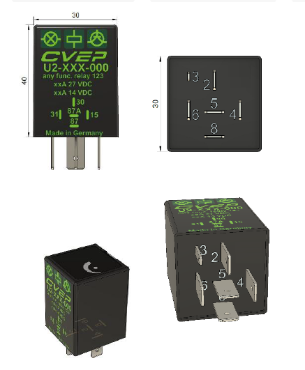 Timer relay 24V - 10A - adjustable - 1-15min - drop-out delayed - changeover contact with reset input