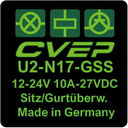 Seat- / belt monitoring relay - Multivolt 12/24V - 10A (27VDC)