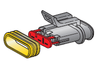 Superseal 3-pin - female 