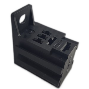 Micro Relay Socket with bracket, 2 x 6,3 mm + 4 x 4,8 mm