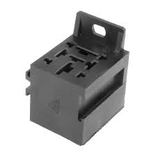 Powerrelaissockel 9-pol. für Relais 2x9,5mm + 3x6,3mm + 4x2,8mm Flachsteckhülsen mit Lasche