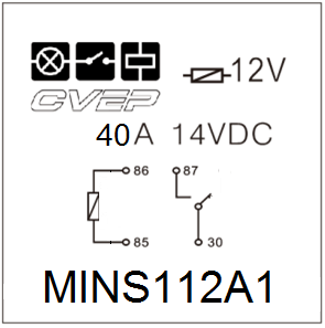 Relais Schließer 12V 40A