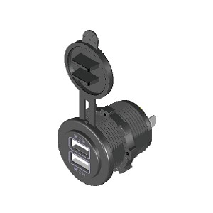 USB socket double port 4,2A ( 2,1A x 2,1A) soft cover