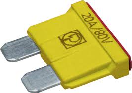 ATO blade fuse 20A - 80V yellow