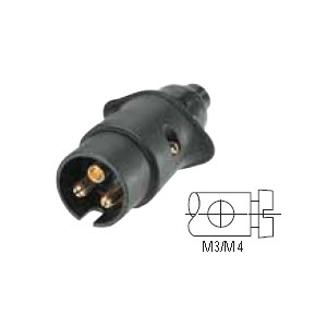 3-pin plug / 24 volts 