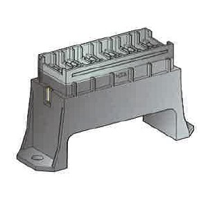 Fuseholder UniVal - 6-pol. - with contacts 