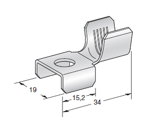 Mega - hole M8 - cable cross section 10-20mm² - material: Cu-Sn - coil 