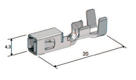 MINI 280 MINI 280 WP; Cable cross section: 0.35-0.75; Material: CuFe-Sn - loose 