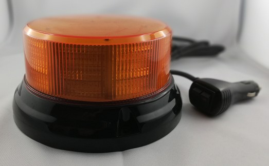 Rundumwarnleuchte LED - 10-30V - 24W - Magnetfuß - Kabel mit Stecker/Zigarettenanzünder - 3 Lichteffektfunktionen umschaltbar
