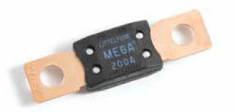 Mega fuse 80A - color: red - 32V 