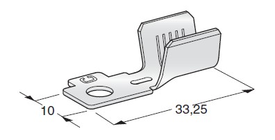 Ring cable lug MIDI M5 POL.D - cable cross section: 10-20mm² - spool ware 