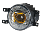 Clear fog lens 3,55" LED Fog light with DRL light - 1 pair